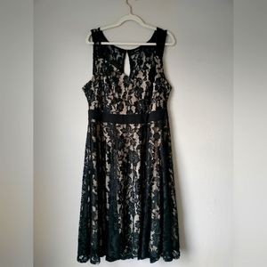 Torrid Black Lace Formal Dress